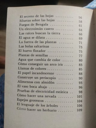 El taller de los experimentos
