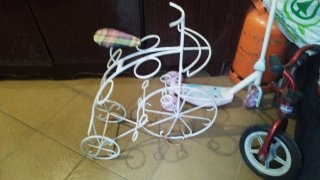 Bicicleta decorativa antigua