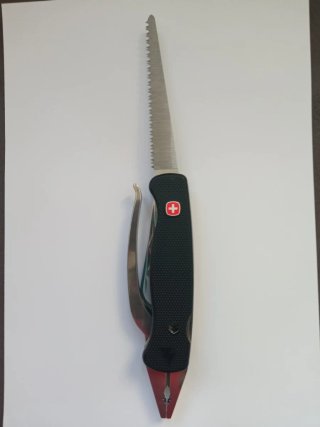 Navaja Multiusos Wenger PocketGrip + Funda Cuero