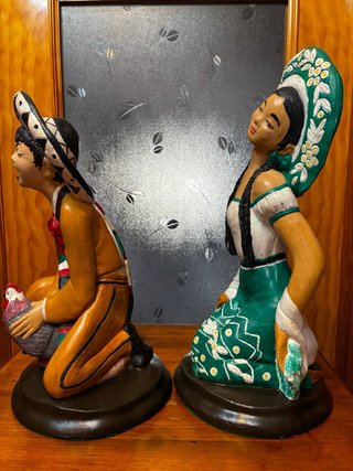 Pareja Figuras Mexicanas Vintage