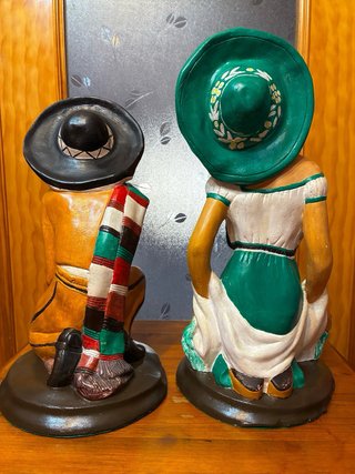 Pareja Figuras Mexicanas Vintage