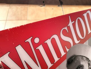 Cartel Publicidad Winston