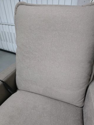 Sillón levanta personas tela beige/gris