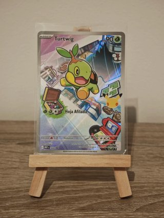Set 3 Cartas Pokémon: Turtwig, Piplup, Chimchar