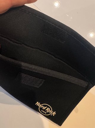 Bustina portaoggetti/documenti Hard Rock Cafe nera