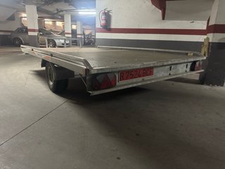 Remolque plataforma porta coches