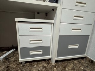 Cama nido con escritorio y sinfonier