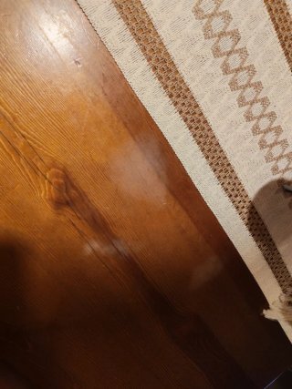 Mesa de comedor de madera rústica de 2*1 metro