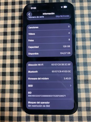 iPhone 15 Pro Azul 100% Batería