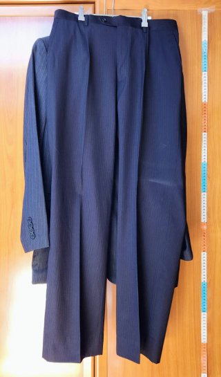 Traje conjunto de raya diplomática Zara