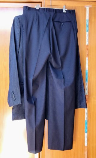 Traje conjunto de raya diplomática Zara