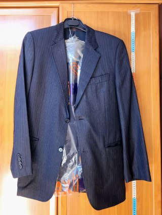 Traje conjunto de raya diplomática Zara
