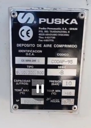 Compresor Puska 300L Industrial