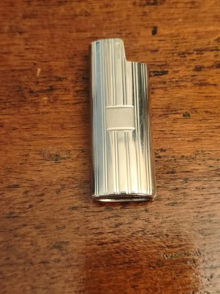 Porta accendino in argento vintage