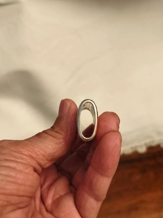 Porta accendino in argento vintage