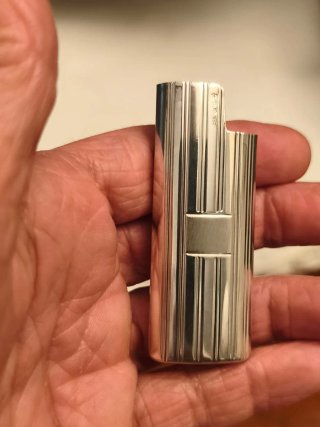 Porta accendino in argento vintage