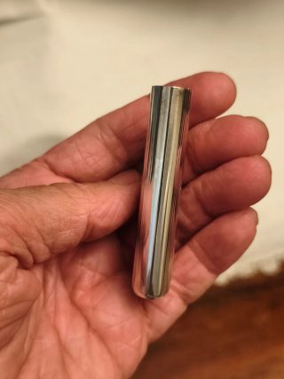 Porta accendino in argento vintage
