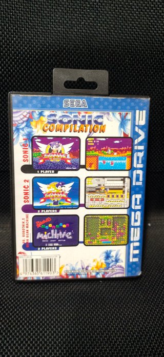 Sonic Compilation Mega Drive Sega