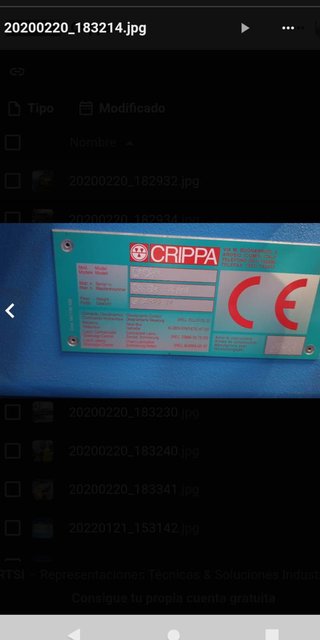 29.500€ Curvadora CNC CRIPPA CA 532 5 ejes revsada