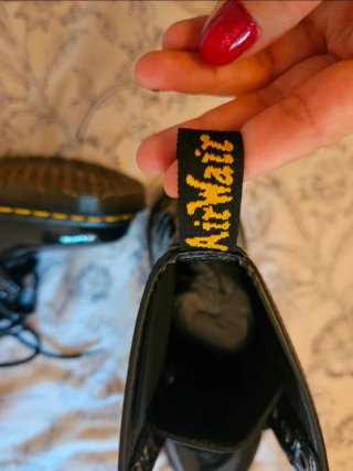 Stivali Dr Martens in pelle nera
