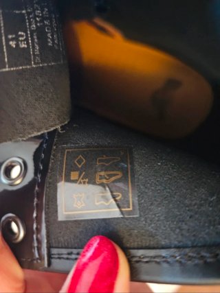 Stivali Dr Martens in pelle nera