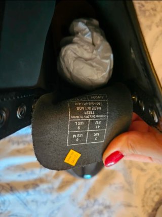 Stivali Dr Martens in pelle nera