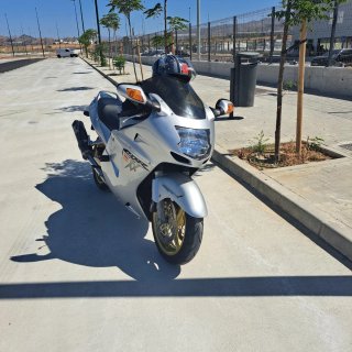 Honda cbr 1100 xx Plata y Oro Sportbike