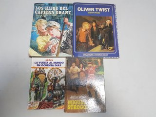 4 Libros Clásicos: Verne y Dickens