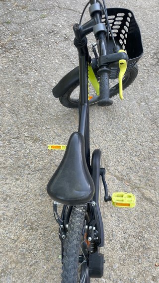 Bicicleta niño Btwin talla 16 negra