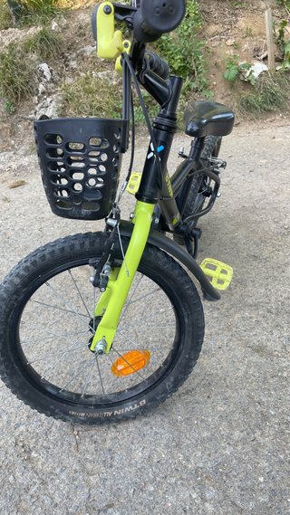 Bicicleta niño Btwin talla 16 negra