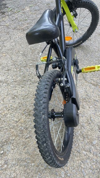 Bicicleta niño Btwin talla 16 negra