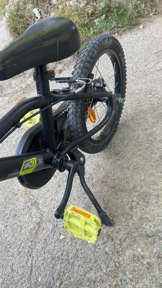 Bicicleta niño Btwin talla 16 negra