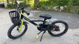Bicicleta niño Btwin talla 16 negra
