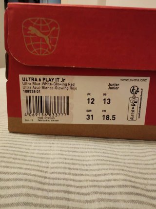 Zapatillas futbol Puma unisex nuevas