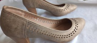 Zapatos Marypaz Dorados Talla 39