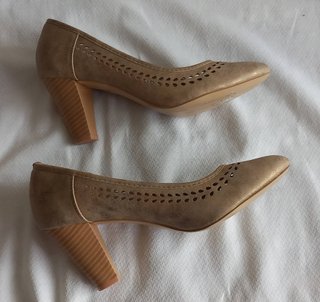 Zapatos Marypaz Dorados Talla 39