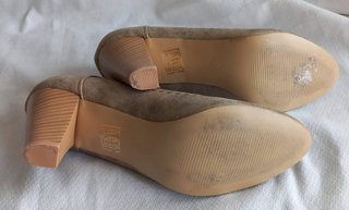 Zapatos Marypaz Dorados Talla 39