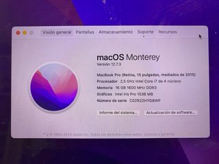 MacBook Pro Retina 15.4” (2015)