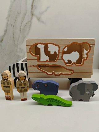 Camión Rescate Animales Madera Melissa & Doug