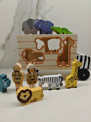 Camión Rescate Animales Madera Melissa & Doug