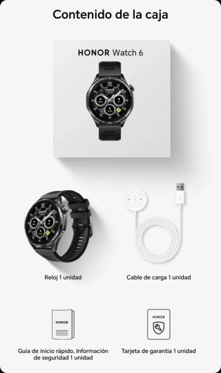 Honor Watch 6 Negro