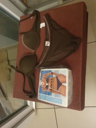 Costume da bagno Golden Lady marrone taglia S
