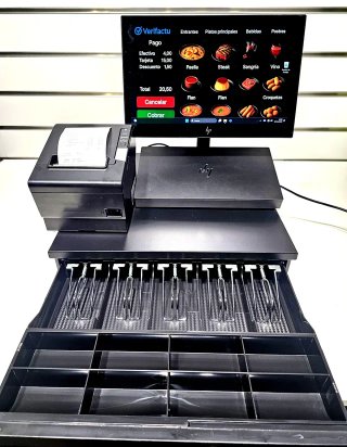 Pack TPV Táctil HP Caja Registradora Impresora