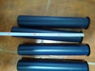 4 Tubos Azules Oscuros patas de canapé