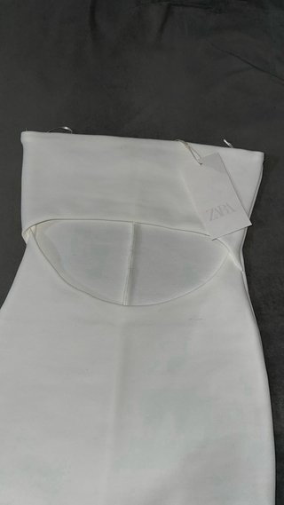 Vestido largo blanco Zara nuevo con etiqueta