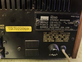 Receptor Sansui 5050 Stereo