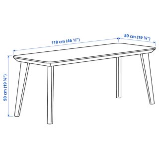 Mesa centro LISABO Ikea