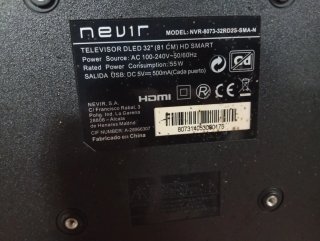 Smart TV Nevir 32 Negro