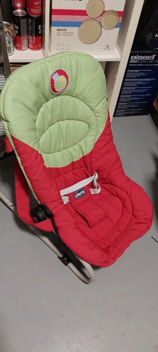 Hamaca Chicco roja y verde