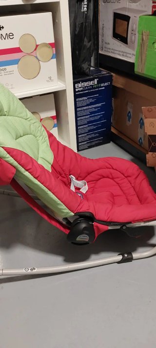 Hamaca Chicco roja y verde